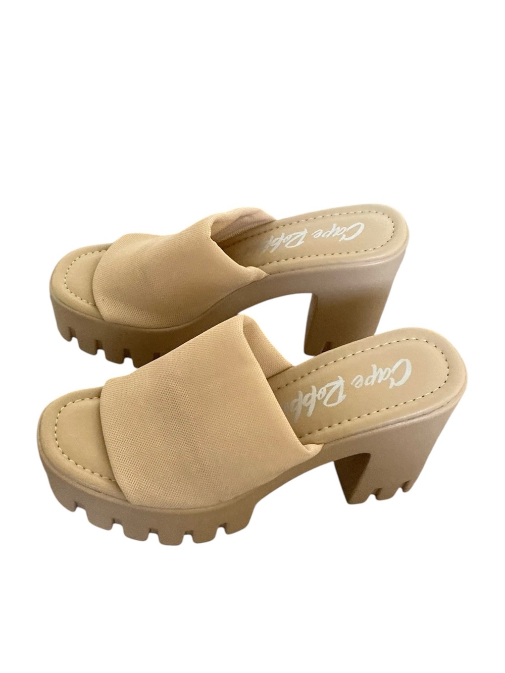 Cape Robbin Tan Platform Shoes